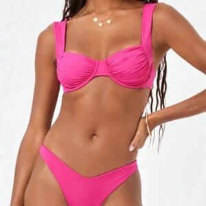 L* Space Swim Women's Pink Bikini Set